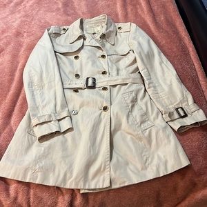 Banana Republic Tan Trench Coat Large